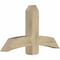 Ekena Millwork Bellingham Rough Sawn Timber Gable Bracket, Douglas Fir, 48"W x 28"H x 6"D x 6"F, 14/12 Pitch GBW048X28X0606BEL00RDF - alternate 3